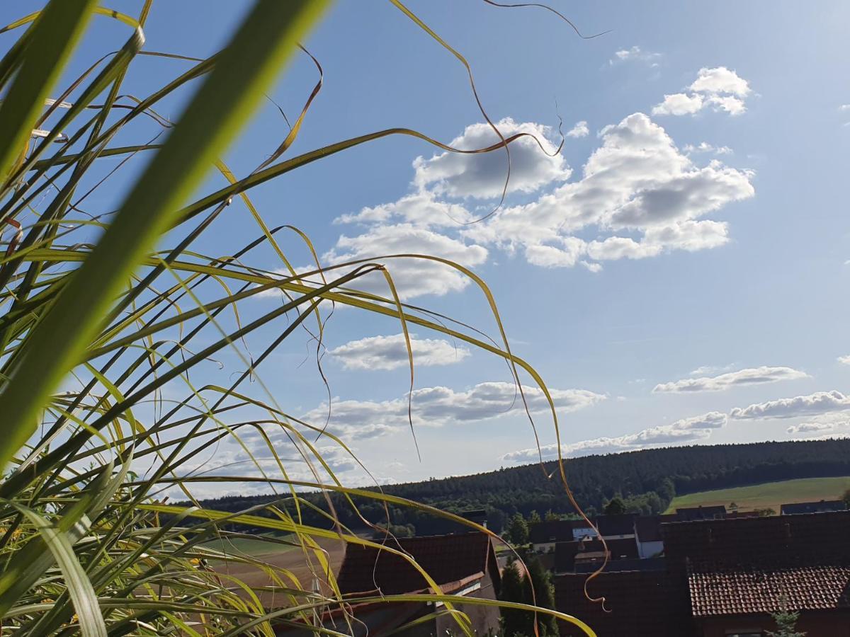 Ferienwohnung Am Sonnigen Haimberg Fulda Buitenkant foto