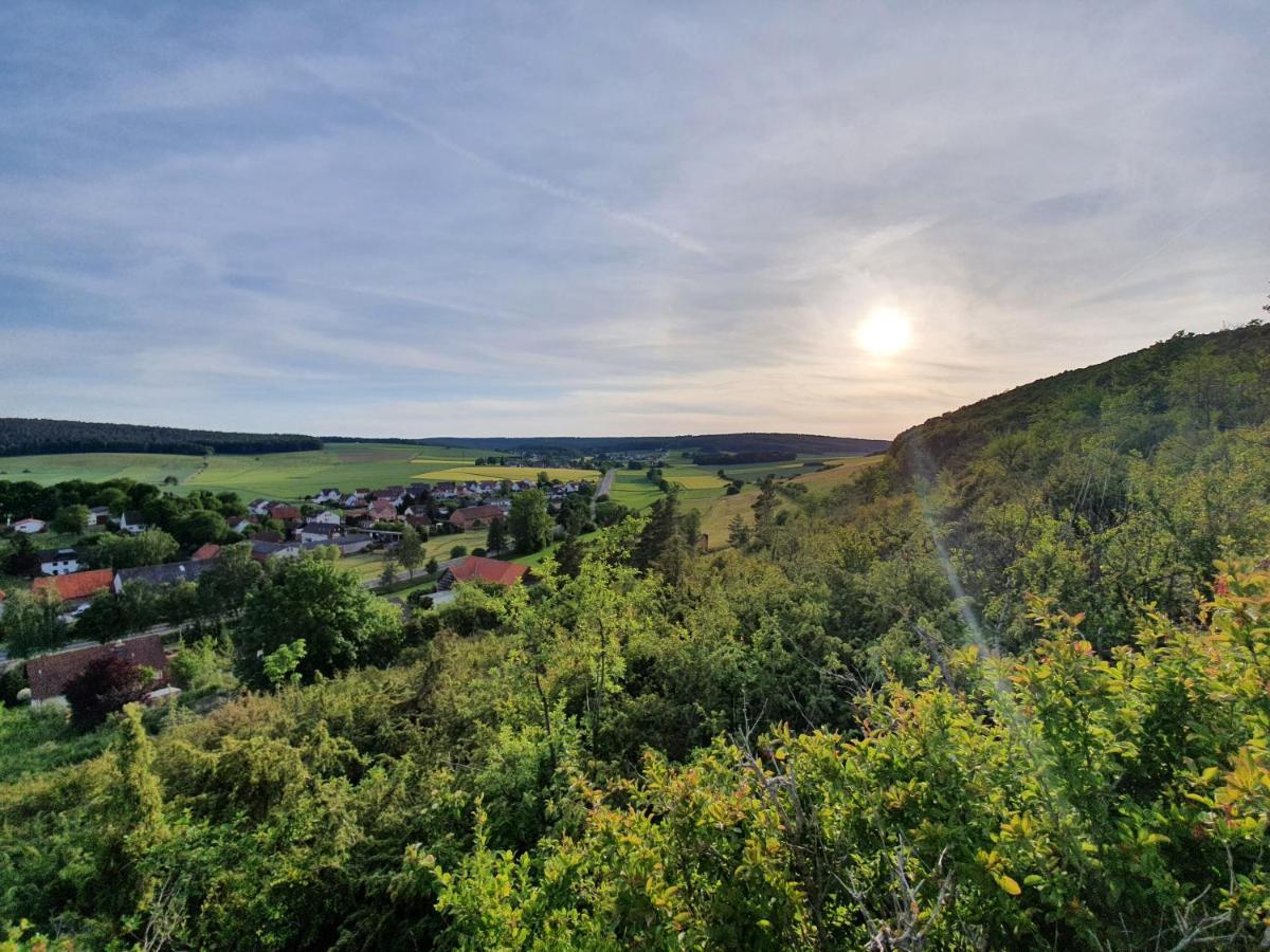 Ferienwohnung Am Sonnigen Haimberg Fulda Buitenkant foto