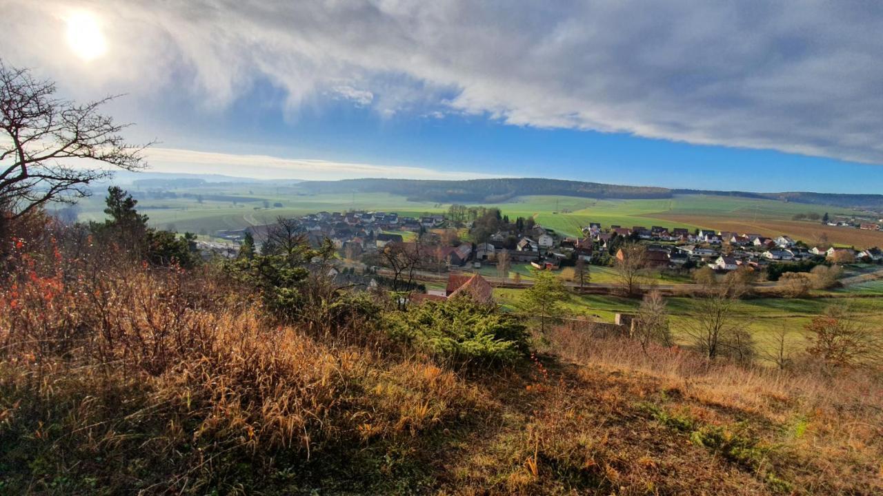 Ferienwohnung Am Sonnigen Haimberg Fulda Buitenkant foto