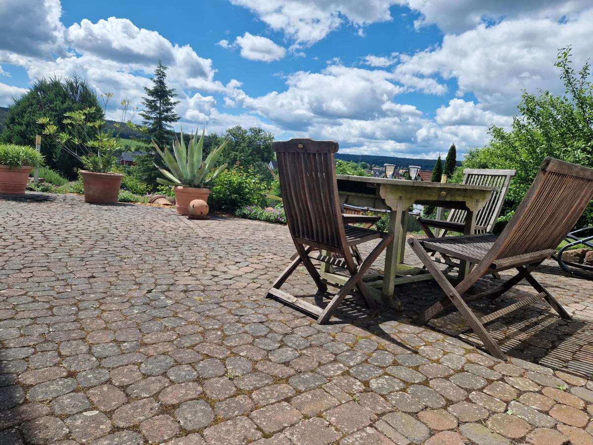 Ferienwohnung Am Sonnigen Haimberg Fulda Buitenkant foto