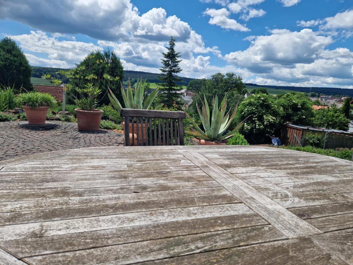 Ferienwohnung Am Sonnigen Haimberg Fulda Buitenkant foto